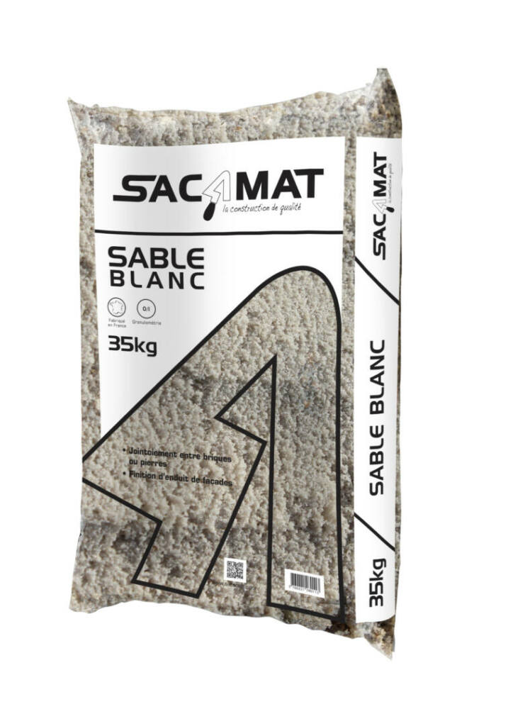 SACAMAT sable blanc